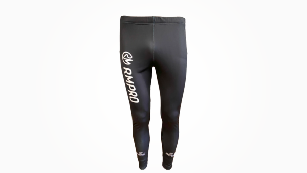 Collant technique noir avec logo RMPRO, idéal pour le cyclisme et le running.