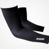 Manchettes noires techniques avec logo RMPRO, adaptées pour le cyclisme et personnalisables.